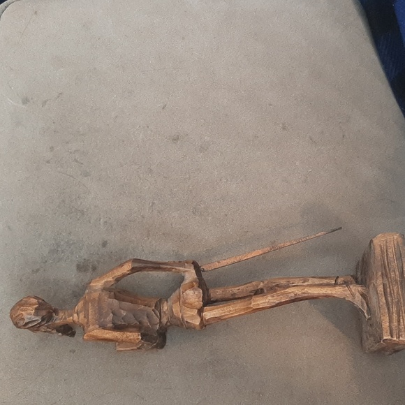 Retro MCM Don Quixote wood carving - Picture 3 of 3